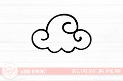 Wind Doodle SVG Cut File Product Image 1
