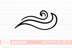 Wind Doodle SVG Cut File Product Image 1