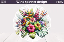 Tropical Flowers Clipart | Tropical Flowers Sublimation Product Image 4