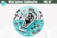 Wind Spinner Sublimation | Funny Witch PNG Product Image 1