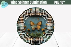 3D Butterfly Wind Spinner Sublimation Product Image 1
