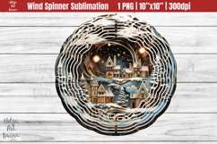 3D Christmas Wind spinner Sublimation | Christmas PNG Product Image 1