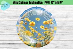 3D Flowers | Wind Spinner Sublimation Product Image 1