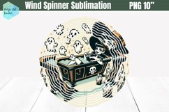 Wind Spinner Sublimation | Funny Witch PNG Product Image 1