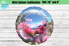 3D Flowers | Wind Spinner Sublimation Product Image 1