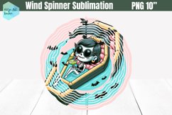 Wind Spinner Sublimation | Funny Witch PNG Product Image 1