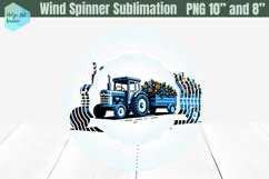 Wind Spinner Sublimation | Tractor PNG Product Image 1