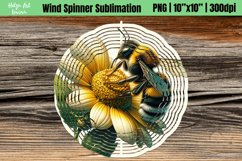 Bee Sublimation | Wind Spinner Sublimation Product Image 1