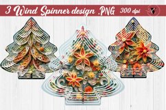 Quilling Christmas tree | Wind Spinner sublimation Product Image 1