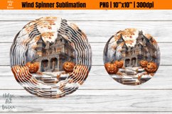 Wind Spinner Sublimation | Halloween PNG Product Image 1