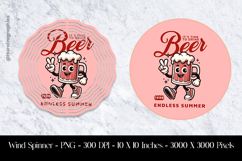 It&#039;s Time To Drink Wind Spinner Sublimation PNG Product Image 1