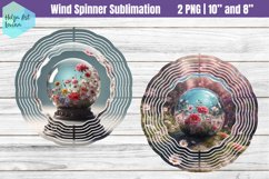 3D Flowers | Wind Spinner Sublimation Product Image 1