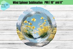 3D Flowers | Wind Spinner Sublimation Product Image 1