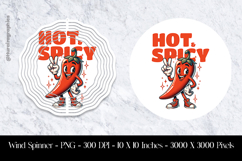 Hot Spicy Wind Spinner Sublimation Product Image 1