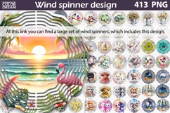 Flowers Wind Spinner | Wildflowers Wind Spinner Product Image 2