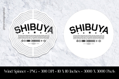 Shibuya Wind Spinner Sublimationm PNG Product Image 1