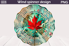 Canada Day Wind Spinner | Maple Leaf Wind Spinner Product Image 1