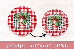 Christmas Plaid Cup Wind Spinner Product Image 2