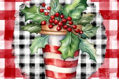 Christmas Plaid Cup Wind Spinner Product Image 3