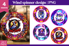 Trippy Goose Halloween quote, Creepy Halloween wind spinner Product Image 1
