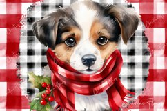 Christmas Plaid Dog Wind Spinner Product Image 3