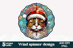 Christmas wind spinner | Stained glass wind spinner