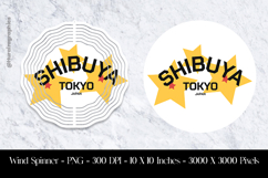 Shibuya Tokyo Japan Wind Spinner Sublimation Product Image 1