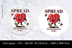 Spread Your Positive Aura Wind Spinner Sublimation Product Image 1