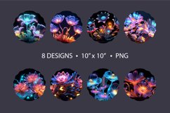 Fantastic flowers 3D Wind Spinner Sublimation Product Image 2