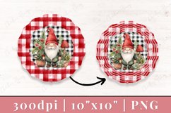 Christmas Plaid Gnome Wind Spinner Product Image 2
