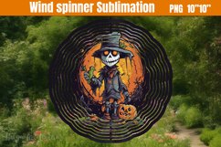 Halloween character cartoon Wind Spinner Sublimation Product Image 1
