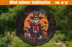 Halloween character cartoon Wind Spinner Sublimation Product Image 1