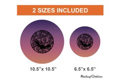 Halloween Wind Spinner Sublimation Designs| PNG Files Product Image 4