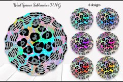 Leo Wind Spinner Bundle | Leopard Sublimation PNG Product Image 1