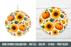 Fall Wind Spinner | Wind Spinner sublimation Product Image 1
