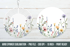 Wildflowers Wind Spinner | Wind Spinner Png Product Image 1