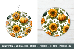Fall Wind Spinner | Wind Spinner sublimation Product Image 1