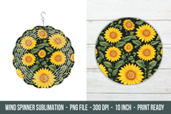 Sunflower Wind Spinner | Wind Spinner Png Product Image 1