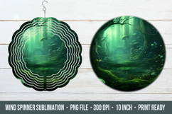 Fantasy Forest Wind Spinner | Wind Spinner Design Product Image 1