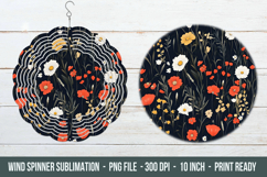 Floral Wind Spinner | Wind Spinner Png Product Image 1