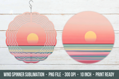 Pastel Sunset Wind Spinner | Wind Spinner Png Product Image 1