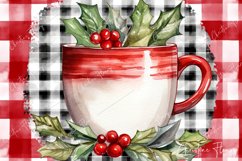 Christmas Plaid Mug Wind Spinner Product Image 3