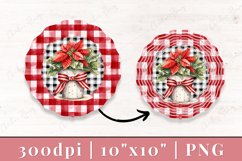 Christmas Plaid Plant Wind Spinner Product Image 2