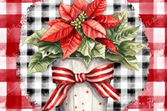 Christmas Plaid Plant Wind Spinner Product Image 3