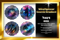 Gradient Wind Spinner Sublimation Design - 04 Variations Product Image 1