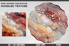 Colorful Marbled Texture Wind Spinner Sublimation Design 2 Product Image 1