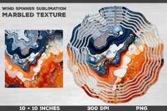Colorful Marbled Texture Wind Spinner Sublimation Design 4 Product Image 1