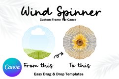 Wind Spinner Canva Frame Mockup Template Easy Drag and Drop1 Product Image 1