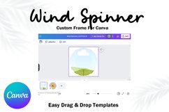 Wind Spinner Canva Frame Mockup Template Easy Drag and Drop1 Product Image 2