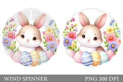 Easter Bunny Wind Spinner. Easter Wind Spinner Design Product Image 1